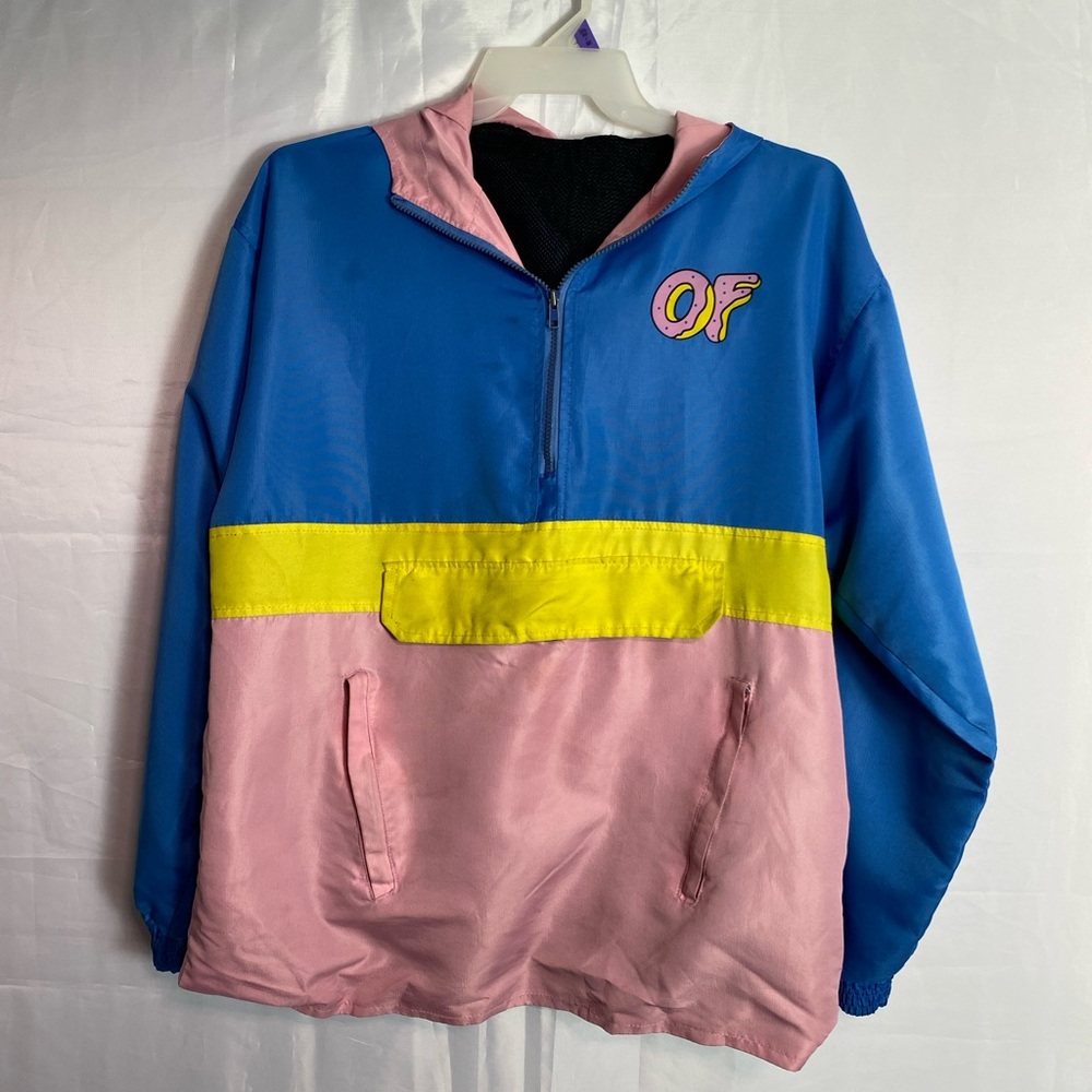 Colorful Half-Zip Windbreaker